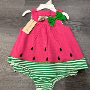 Watermelon Sunsuit Little Me NWT